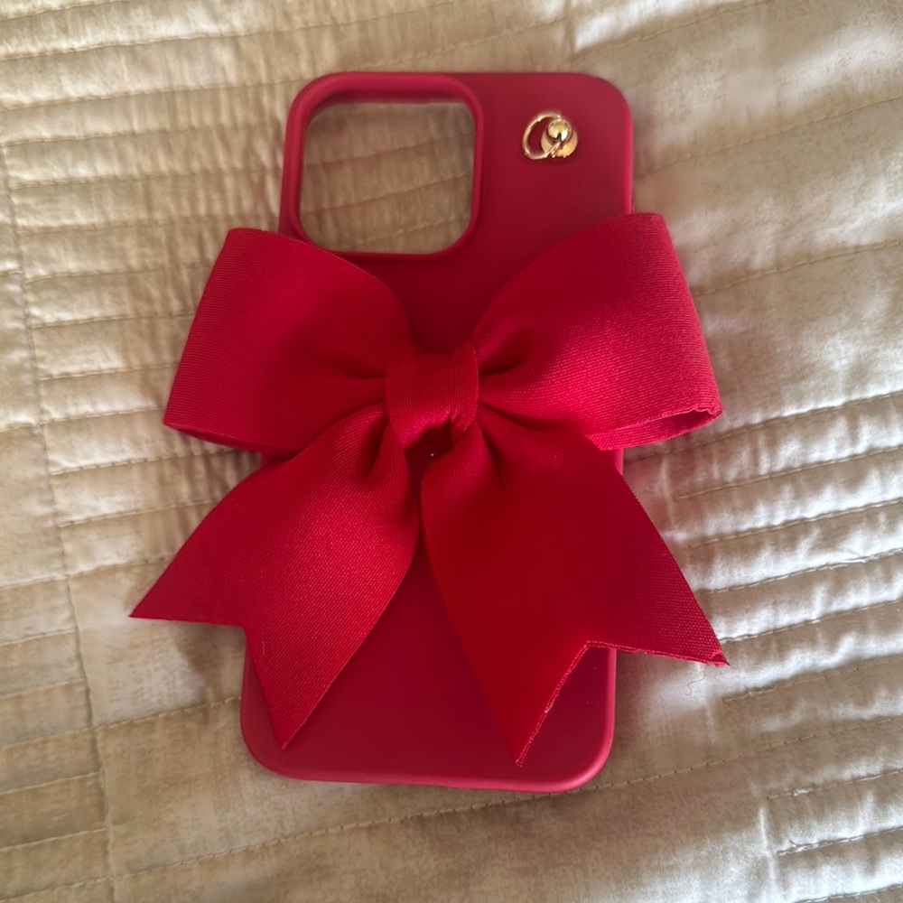 Heyday | Red Bow iPhone Case - 15 Pro Max